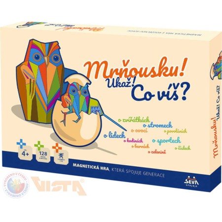 SEVA Hra magnetická vědomostní Mrňousku! Ukaž! co víš? *SPOLEČENSKÉ HRY*