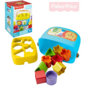 FISHER PRICE Baby moje první vkládačka set kyblík + 10 kostek plast pro miminko