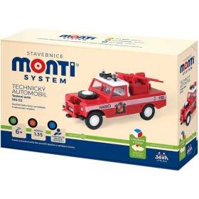 SEVA Monti System 03 Auto Land Rover TEAM 21 stavebnice MS03 0101-3