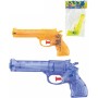 Pistolka dětská vodní barevná stříkací 17cm transparentní 3 barvy