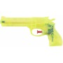 Pistolka dětská vodní barevná stříkací 17cm transparentní 3 barvy