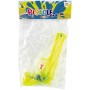 Pistolka dětská vodní barevná stříkací 17cm transparentní 3 barvy