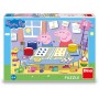 DINO Puzzle Peppa Pig Výtvarník 24 dílků 26x18cm skládačka