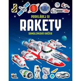 JIRI MODELS Poskládej si rakety samolepková knížka