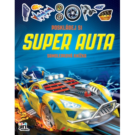 JIRI MODELS Poskládej si super auta samolepková knížka
