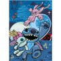 DINO Puzzle XL Stitch 100 dílků neon skládačka 33x47cm svítí ve tmě