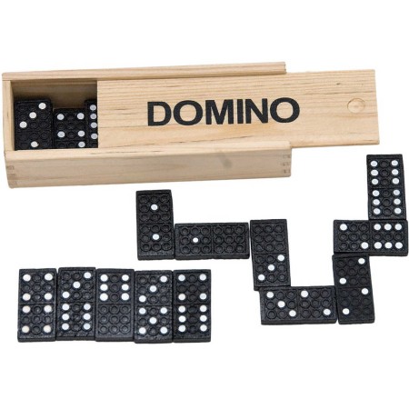 WOODY DŘEVO Hra Domino klasik 28 kamenů *SPOLEČENSKÉ HRY*