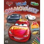 JIRI MODELS Omalovánky velké se samolepkami Auta (Cars)