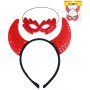 KARNEVAL Čertí rohy + škraboška čertice *KARNEVALOVÝ DOPLNĚK*