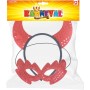 KARNEVAL Čertí rohy + škraboška čertice *KARNEVALOVÝ DOPLNĚK*
