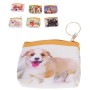 Peněženka dětská pejsci 12x9cm na zip 6 druhů v sáčku