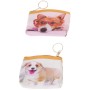 Peněženka dětská pejsci 12x9cm na zip 6 druhů v sáčku