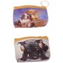 Peněženka dětská pejsci 12x9cm na zip 6 druhů v sáčku
