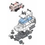 SEVA Monti System 35 Auto sanitka Land Rover UN AMBULANCE MS35 0101-35