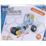 MALÝ MECHANIK Stavební technika 6 druhů kov STAVEBNICE typu Merkur
