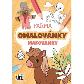 JIRI MODELS Omalovánky A5 Zvířátka farma