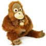 PLYŠ Opice orangutan 28cm set s mládětem Eco-Friendly *PLYŠOVÉ HRAČKY*