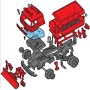 SEVA Monti System 47 Auto Liaz EKO TECHNIK stavebnice MS47 0103-47