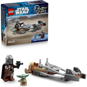 LEGO STAR WARS Mandalorian a Grogu a spídrová motorka 75436 STAVEBNICE