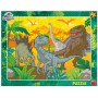 DINO Puzzle deskové 40 dílků Jurský svět 32x24cm skládačka