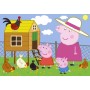 DINO Puzzle 24 dílků Peppa Pig Slepičky 26x18cm skládačka v krabici