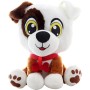 PLYŠ Pes veselý flíček 25cm sedící s kostičkou *PLYŠOVÉ HRAČKY*