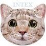 INTEX Lehátko nafukovací Kočka 147x135cm matrace s úchyty na vodu 58784