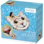 INTEX Lehátko nafukovací Kočka 147x135cm matrace s úchyty na vodu 58784