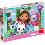 DINO Puzzle Gábi na zahradě (Gabbys Dollhouse) 26x18cm skládačka 24 dílků