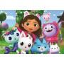 DINO Puzzle Gábi na zahradě (Gabbys Dollhouse) 26x18cm skládačka 24 dílků