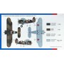 SMĚR Model letadlo Polikarpov I153 1:72 (stavebnice letadla)