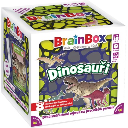ADC BRAINBOX HRA Dinosauři *SPOLEČENSKÉ HRY*
