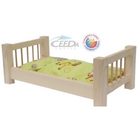 CEEDA DŘEVO Postýlka velká pro panenku *DŘEVĚNÉ HRAČKY*