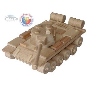 CEEDA DŘEVO Tank RUSKÝ *DŘEVĚNÉ HRAČKY*
