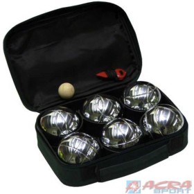 ACRA Petanque 6 ks chromované koule * petangue sada