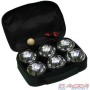 ACRA Petanque 6 ks chromované koule * petangue sada