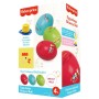 FISHER PRICE Míč skákací nafukovací Vejce hopsadlo s úchytem s pumpičkou