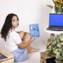 PLYŠ Zápisník Lilo & Stitch modrý holčičí A5 90 listů čistý papír