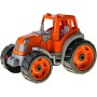 Traktor baby barevný plastový 25cm volný chod na písek 2 barvy