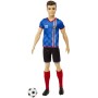 MATTEL BRB Barbie panák Ken fotbalista modrý dres