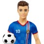 MATTEL BRB Barbie panák Ken fotbalista modrý dres