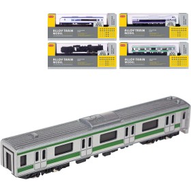 Lokomotiva 15cm kovový vlak model na podstavci na kolejích 4 druhy