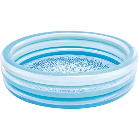 INTEX Nafukovací bazén 147x33cm kulatý baby modrý Mozaika 58467