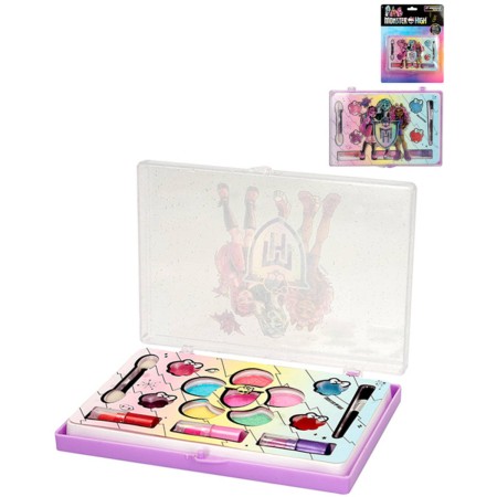 Sada krásy Monster High dětský make-up oční stíny + rtěnky šminky