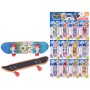 Skateboard prstový kovový prkno s grafikou různé druhy na kartě