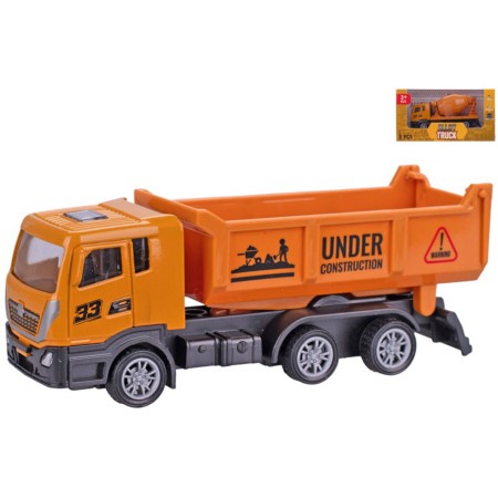 Auto stavební kovové zpětný chod sklápěčka / míchačka 2 druhy