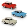 Auto retro kovové Trabant na setrvačník 3 barvy