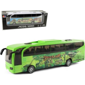 Autobus Dino / Zvířátka ZOO na setrvačník baterie Světlo Zvuk 2 druhy