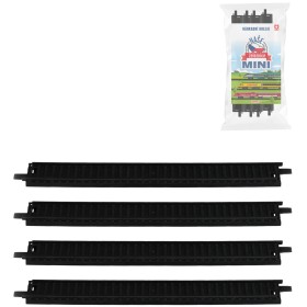 Naše železnice mini kolej rovná set 4ks doplněk k vláčkodráze