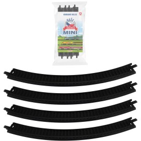 Naše železnice mini kolej zahnutá set 4ks oblouk doplněk k vláčkodráze